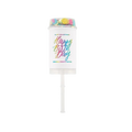 Rainbow confetti popper with Happy Birthday text for birthday party from Parte Haus party supply store in Bethesda Maryland