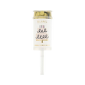 Gold glitter confetti popper clear container for celebrations from Parte Haus party supply store in Bethesda MD