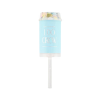 Blue push pop confetti party popper with I Do Crew label bridal shower from Parte Haus party supply store in Bethesda MD