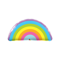 Pastel rainbow foil balloon giant birthday decoration from Parte Haus party supply store in Bethesda Maryland