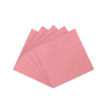 Pink paper beverage napkins shown fanned out for celebrations from Parte Haus party supply store in Bethesda MD.