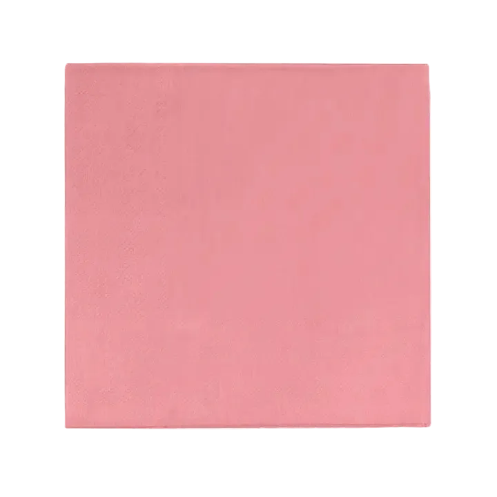 Pink paper luncheon napkin for birthday or brunch from Parte Haus party supply store in Bethesda MD