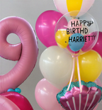 Pink Paradise Pool Party Balloon Bundle