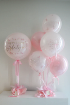Pink Petal Cottage Personalized Balloons