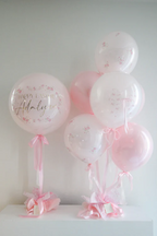 Pink Petal Cottage Personalized Balloons