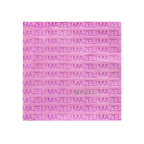 Pink cocktail napkin with Mazel text for celebration from Parte Haus party supply store in Bethesda Maryland