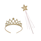 Pink and gold wand and tiara kids dress up accessory princess theme from Parte Haus party supply store in Bethesda MD