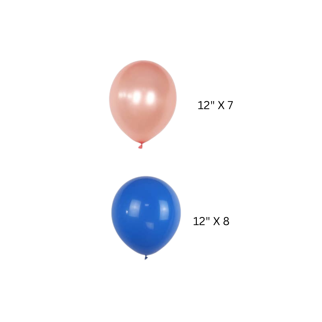 Pink and Navy Decoration Kit - 30 pieces