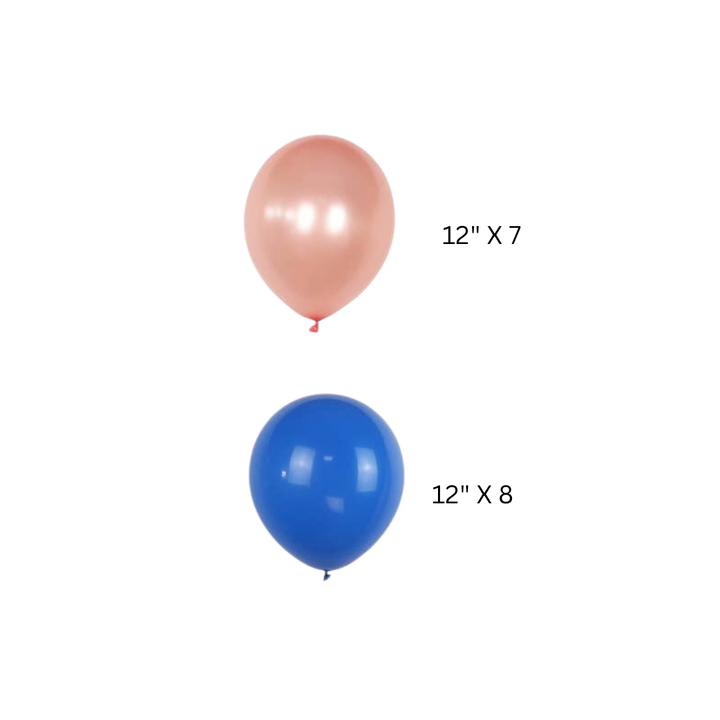 Pink and Navy Decoration Kit - 30 pieces