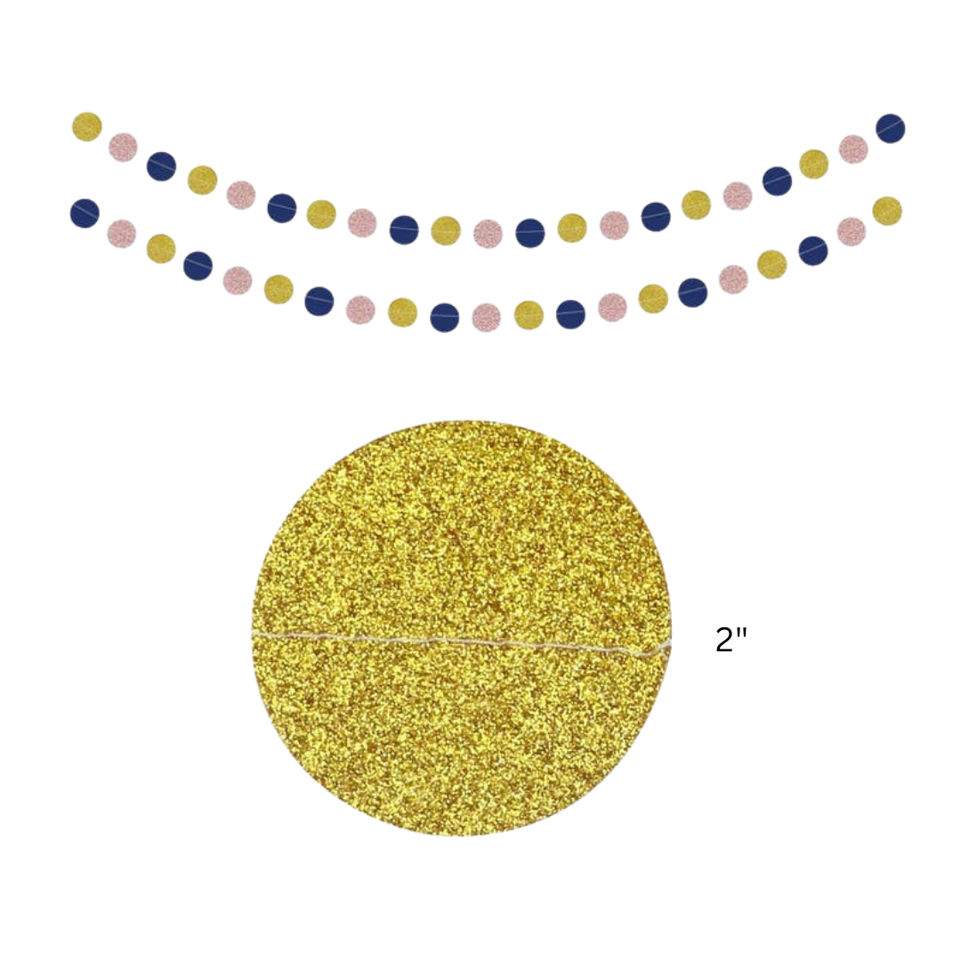 Pink and Navy Decoration Kit - 30 pieces