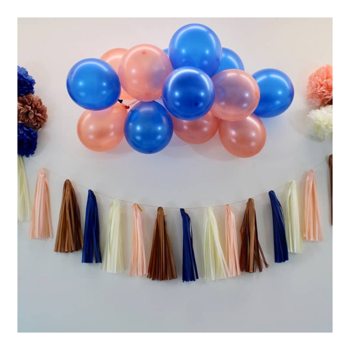 Pink and Navy Decoration Kit - 30 pieces