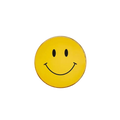 Yellow smiley face paper plate perfect for birthday theme from Parte Haus party supply store in Bethesda MD