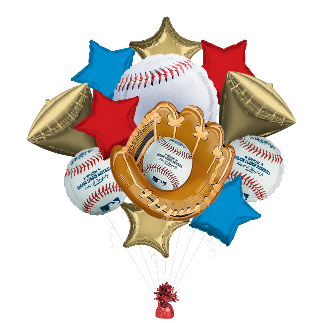 Baseball Foil Balloon Bundle