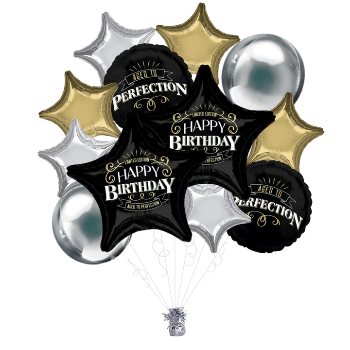 Better With Age Birthday Foil Balloon Bundle