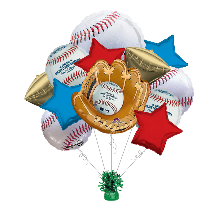 Baseball Foil Balloon Bundle