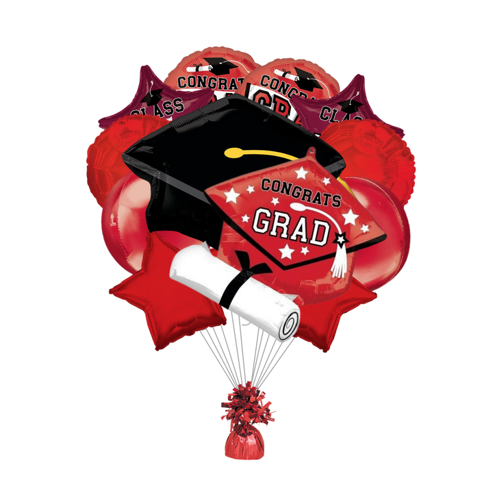 Red Graduation School Colors Be True to your school
