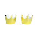 Gold crowns cute paper crowns for princess birthday theme from Parte Haus party supply store in Bethesda MD