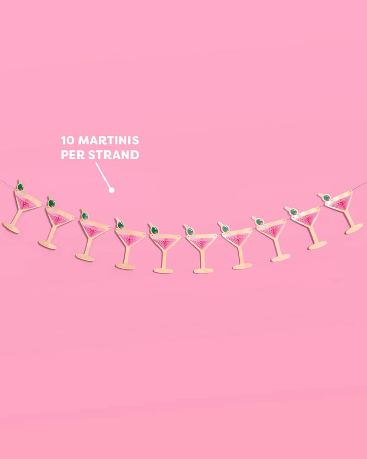 Pink Martini Banner - 3D Paper Banner