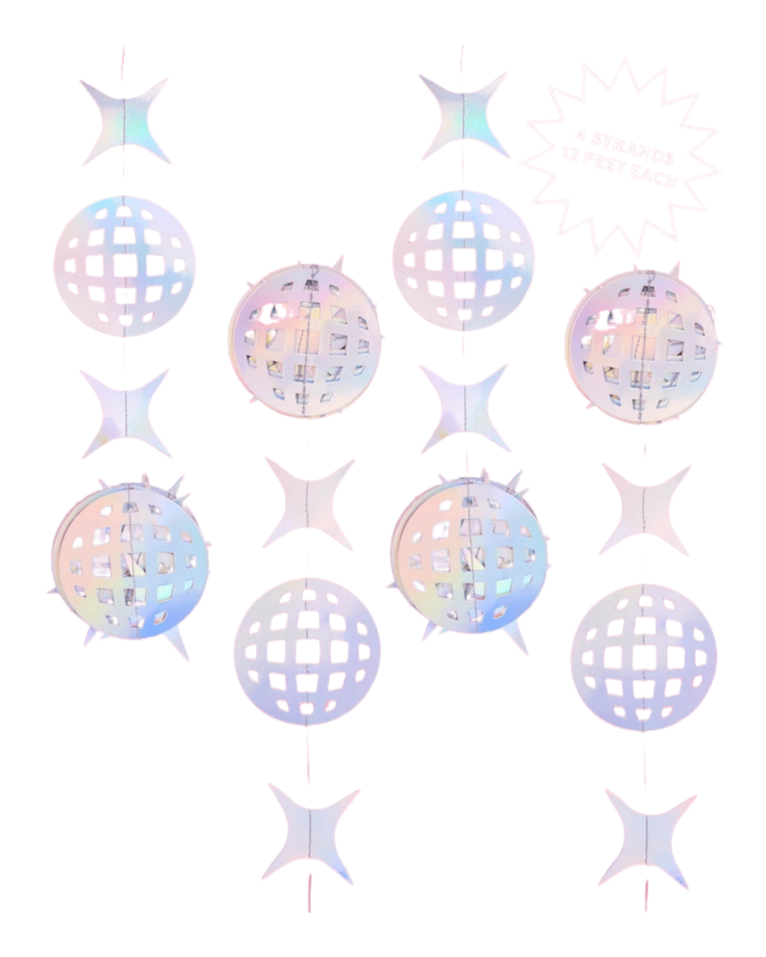 Iridescent Disco Garland