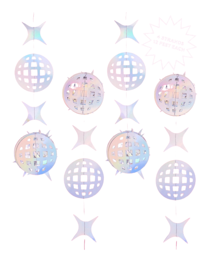 Iridescent Disco Garland