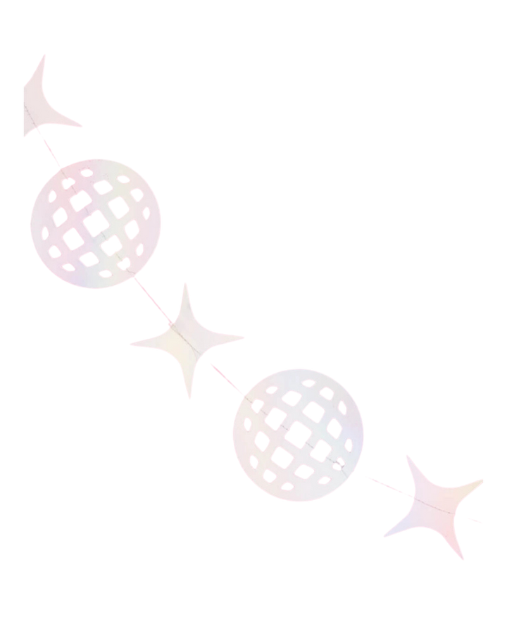 Iridescent Disco Garland