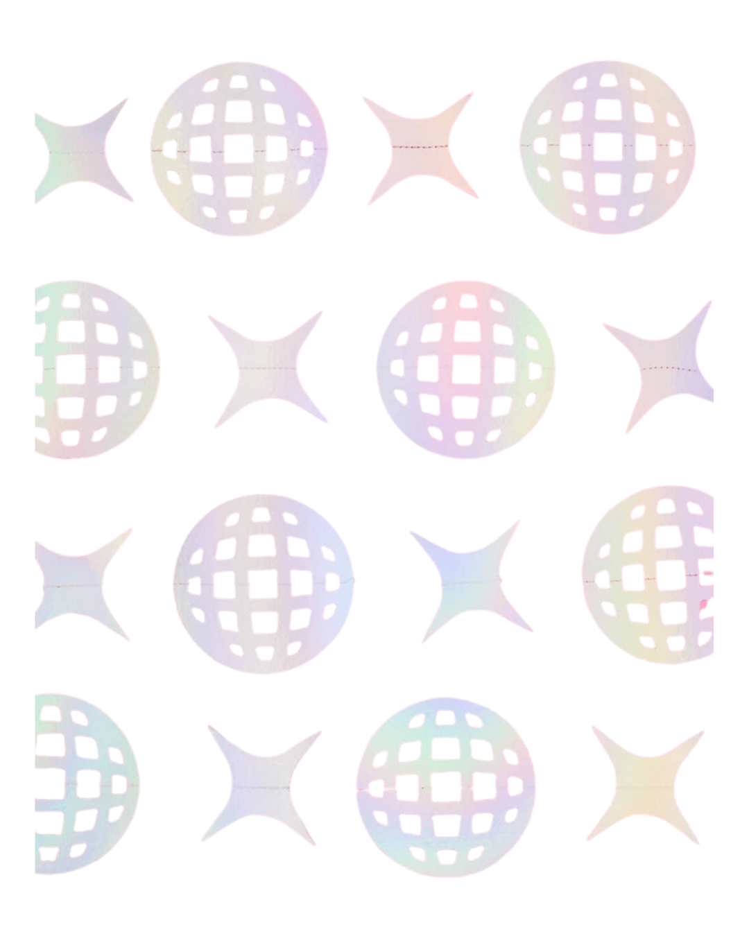 Iridescent Disco Garland
