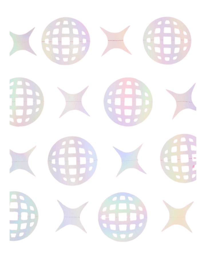 Iridescent Disco Garland