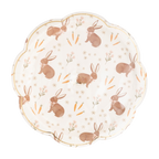 Rabbit Scatter Paper Dinner Plates