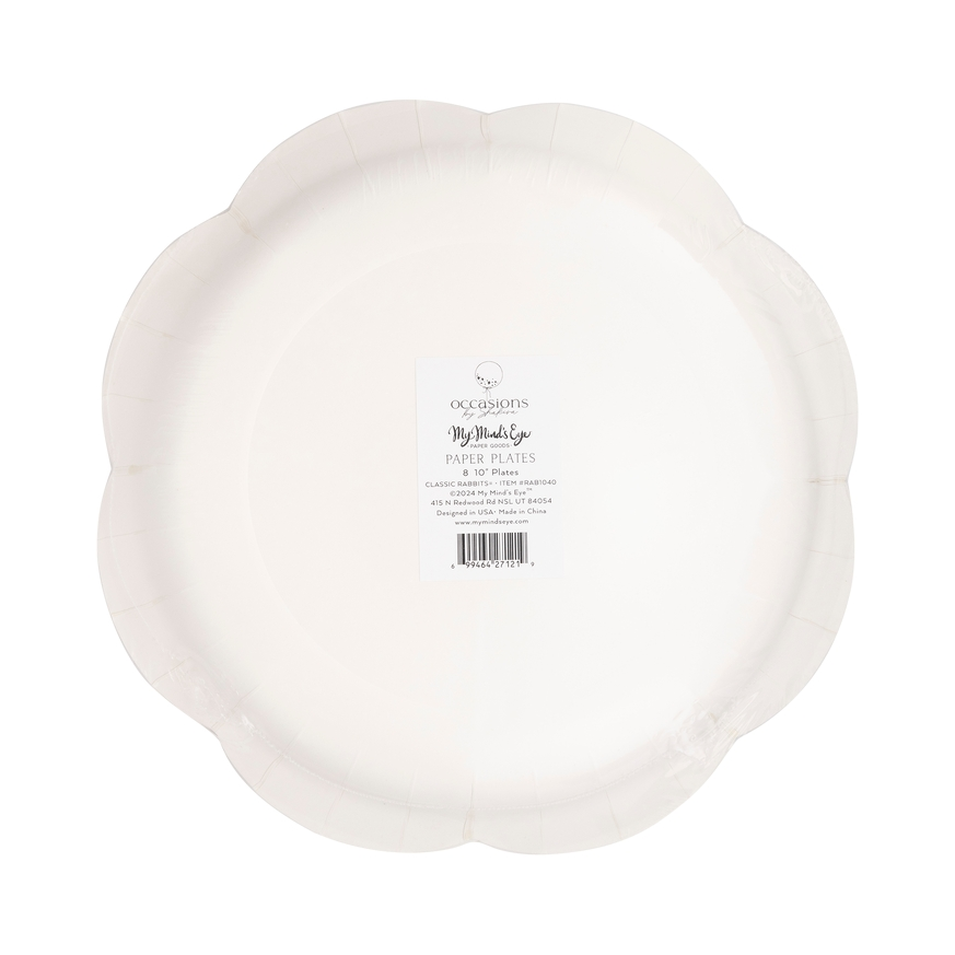 Rabbit Scatter Paper Dinner Plates