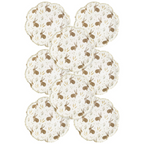 Rabbit Scatter Paper Dinner Plates