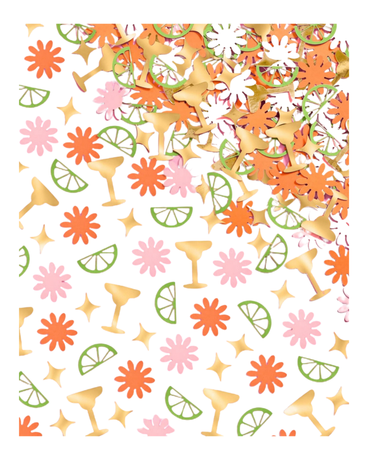 Gold and Green Margarita Lime Confetti