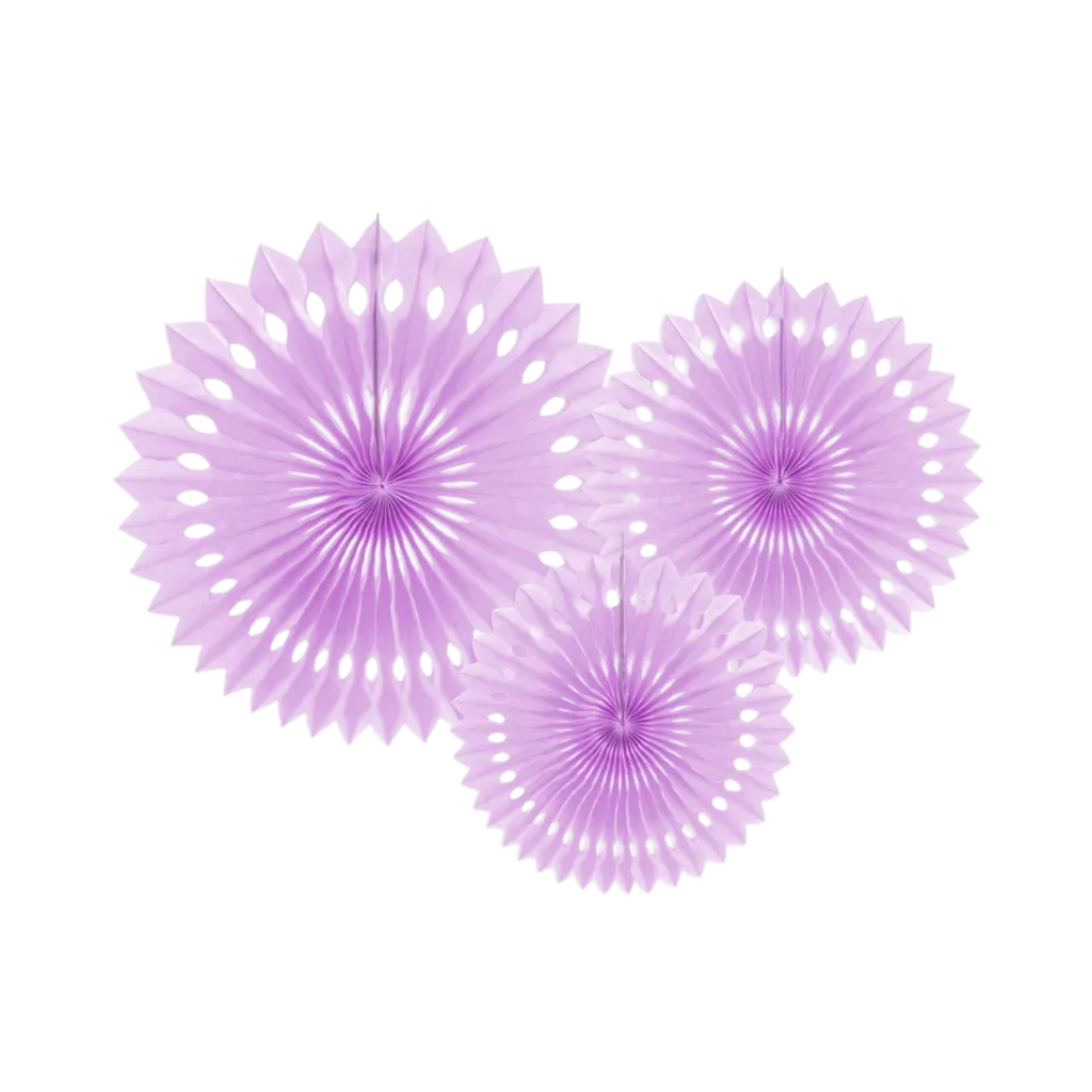 Lavender Rosettes Backdrop Set