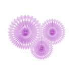 Lavender Rosettes Backdrop Set