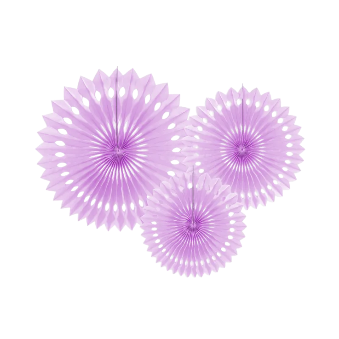 Lavender Rosettes Backdrop Set