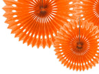 Orange Rosettes Backdrop Set