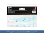 Light Blue Rosettes Backdrop Set
