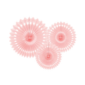 Blush Pink Rosettes Backdrop Set