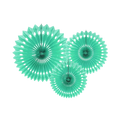 Mint Rosettes Backdrop Set