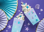 Lilac with Gold Rosettes Backdrop Set