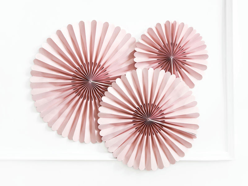Blush Rosettes Backdrop Set