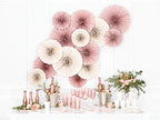 Blush Rosettes Backdrop Set