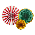 Assorted Circus Theme Rosette Hanging Decoration