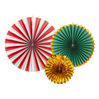 Assorted Circus Theme Rosette Hanging Decoration