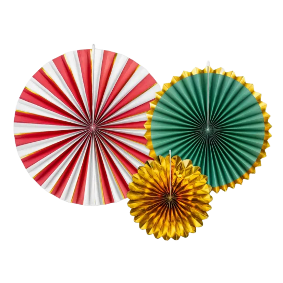 Assorted Circus Theme Rosette Hanging Decoration