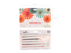 Multicolor Circus Theme Rosette Hanging Decorations