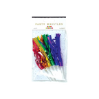 Rainbow color party whistles pack for birthday celebration from Parte Haus party supply store in Bethesda MD
