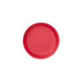 Red small paper plate round shape for birthday from Parte Haus party supply store in Bethesda Maryland