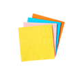 Yellow pink blue orange napkins with gold dots for birthday from Parte Haus party supply store in Bethesda MD