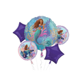 purple and blue mermaid birthday balloon bouquet set for under the sea celebration from Parte Haus party supply store in Bethesda MD