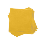 Yellow paper napkins stacked for birthday from Parte Haus party supply store in Bethesda MD